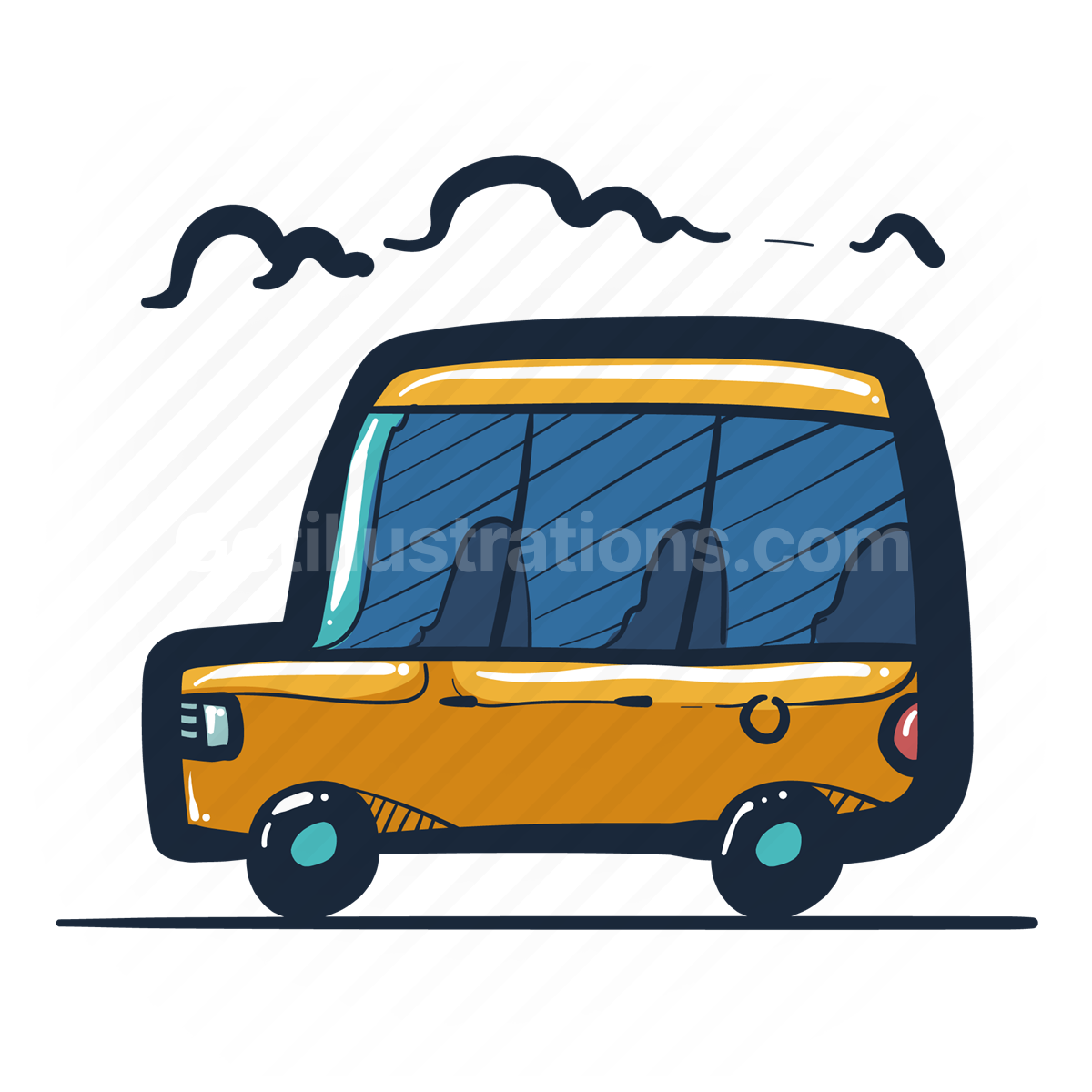 bus, transport, public, vehicle, travelling, vacation, holiday